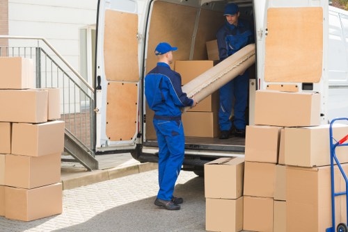 Removal van service in Swiss Cottage with careful moving support