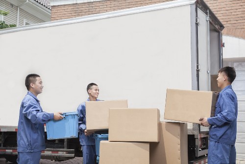 Packing and loading furniture for a local move in Swiss Cottage