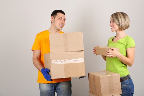 Local removals team handling access and stairs in Swiss Cottage